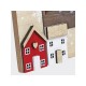 Christmas "Agordo" Red House 4x6" Photo Frame
